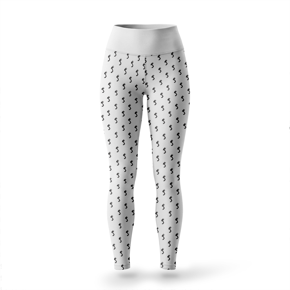 Damskie Legginsy Sportowe AOP