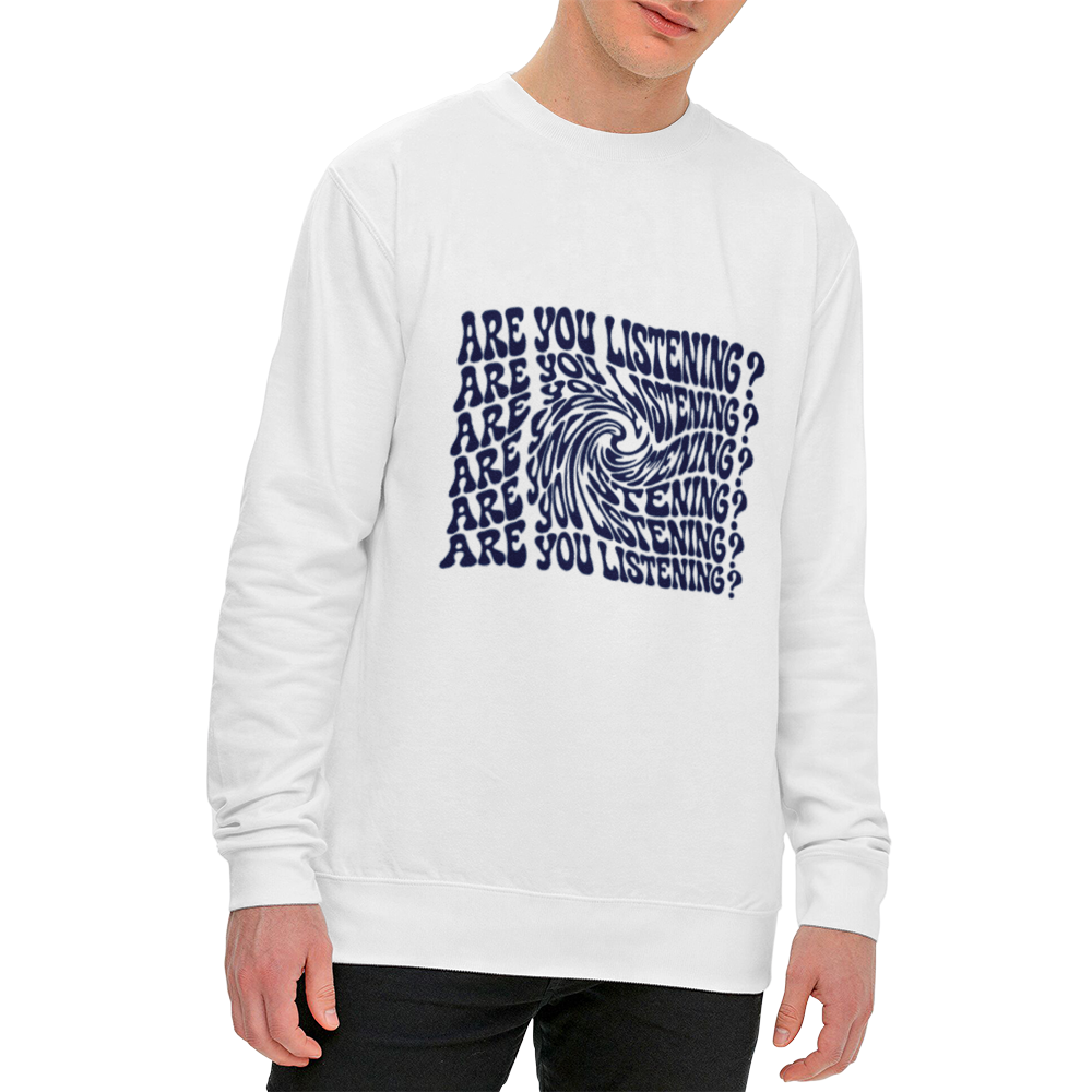 Bluza Uniseks AWDis Just Hoods JH030 (Are you listening?)
