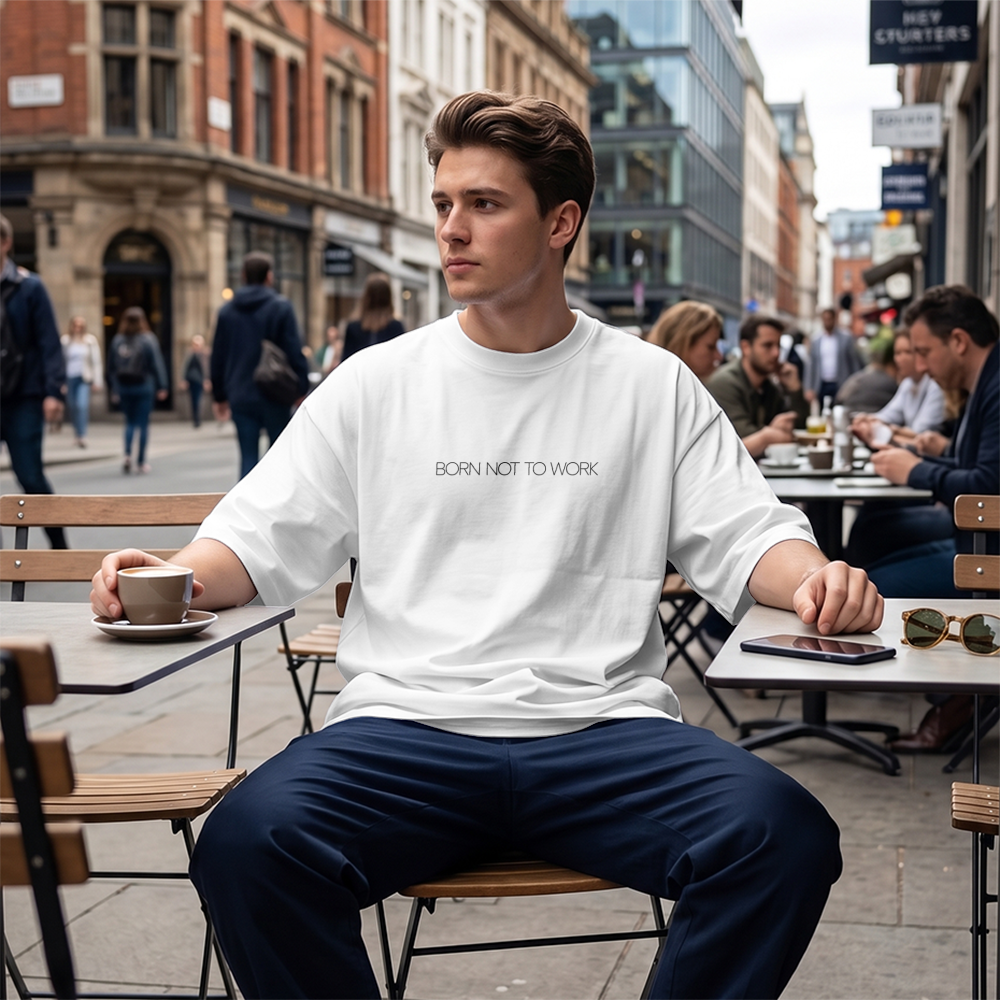 Oversized Highneck Tee Blaster 2.0 (Born not to work)