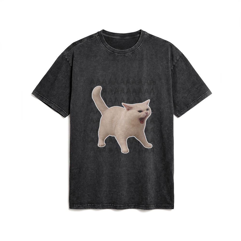 Acid Washed Heavy Oversize Tee BY189 (AAAAAAA!)