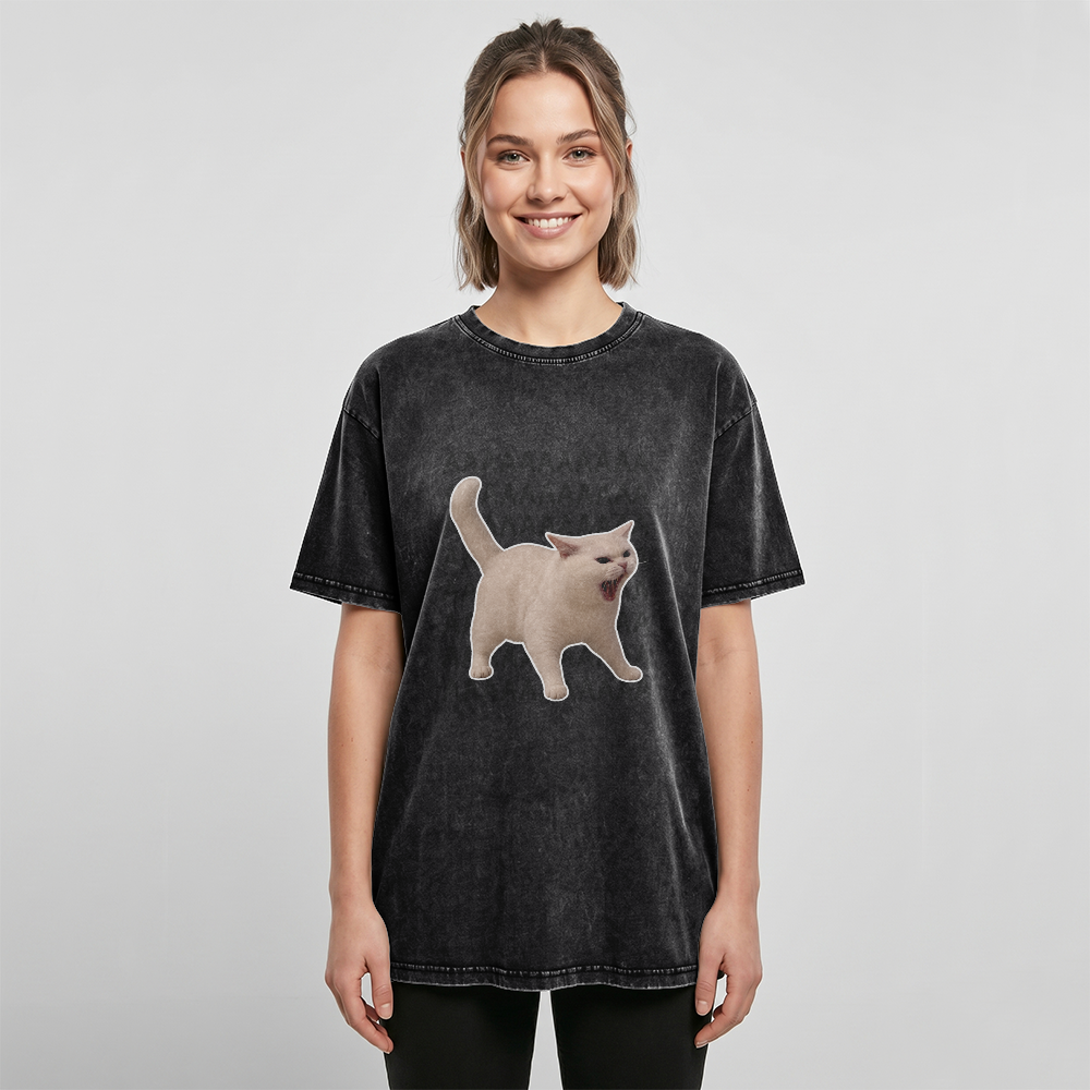 Acid Washed Heavy Oversize Tee BY189 (AAAAAAA!)