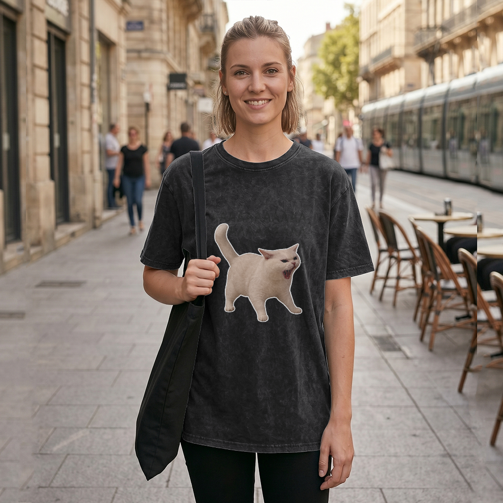 Acid Washed Heavy Oversize Tee BY189 (AAAAAAA!)