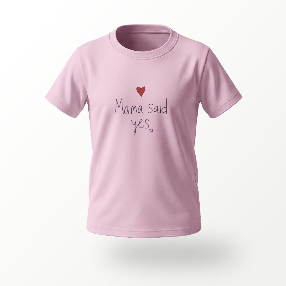 Dziecięcy T-shirt Klasyczny Gildan 5000B (Mama said yes)
