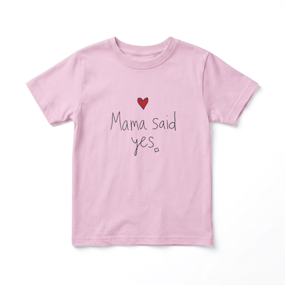 Dziecięcy T-shirt Klasyczny Gildan 5000B (Mama said yes)
