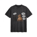 Acid Washed Heavy Oversize Tee BY189 (This can be done in one day)