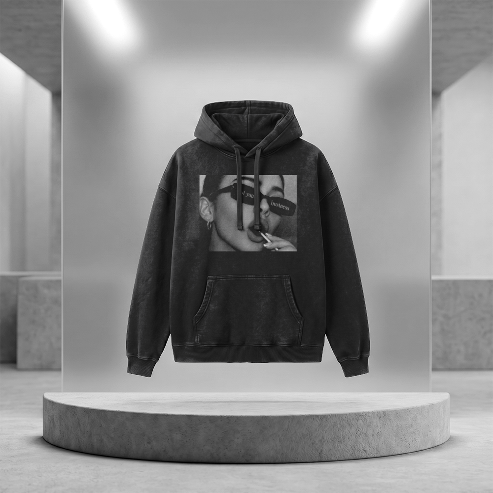 Slammer 2.0 Vintage Heavyweight Washed Hoodie (Not your business)