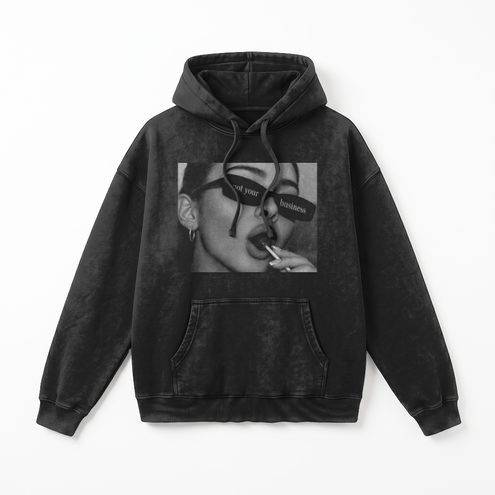Slammer 2.0 Vintage Heavyweight Washed Hoodie (Not your business)