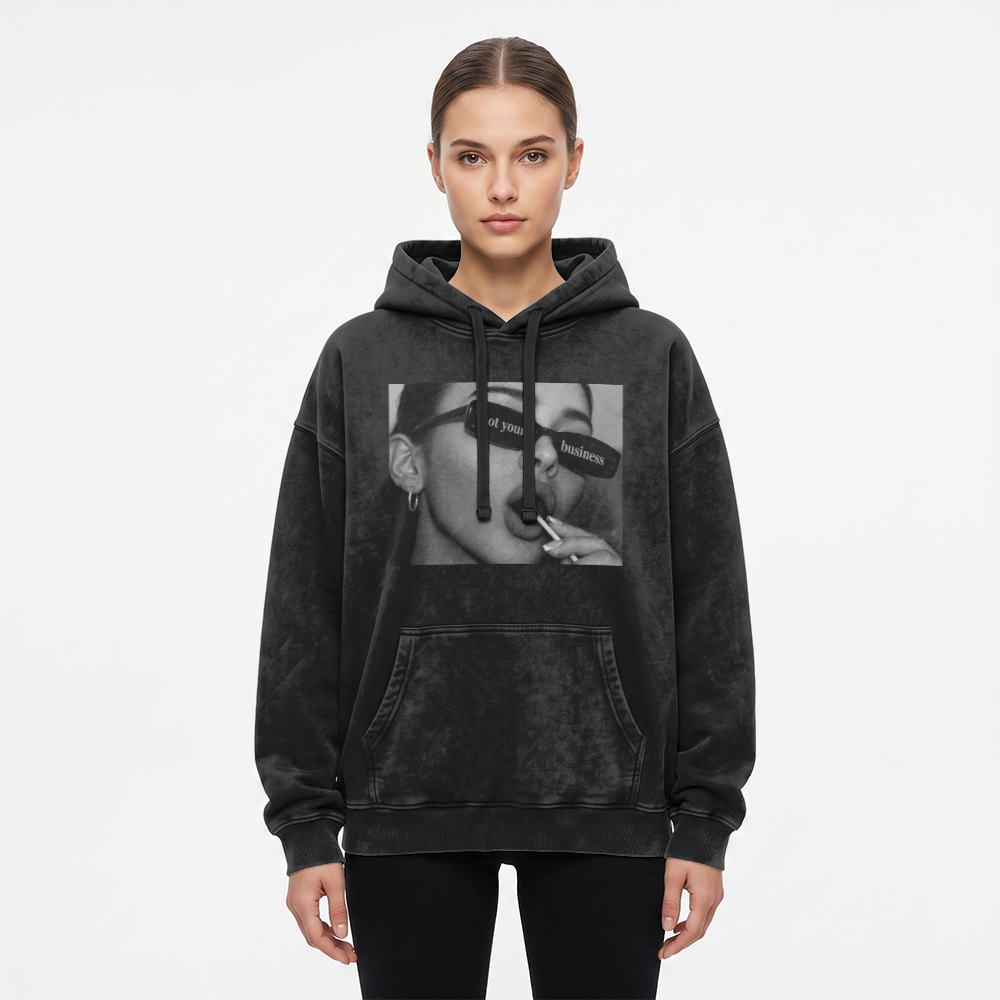 Slammer 2.0 Vintage Heavyweight Washed Hoodie (Not your business)