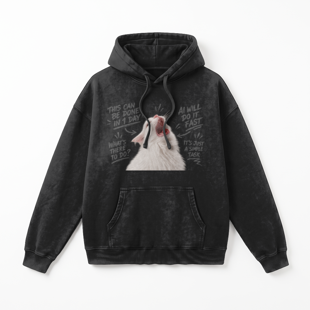 Slammer 2.0 Vintage Heavyweight Washed Hoodie (AI will do it fast)
