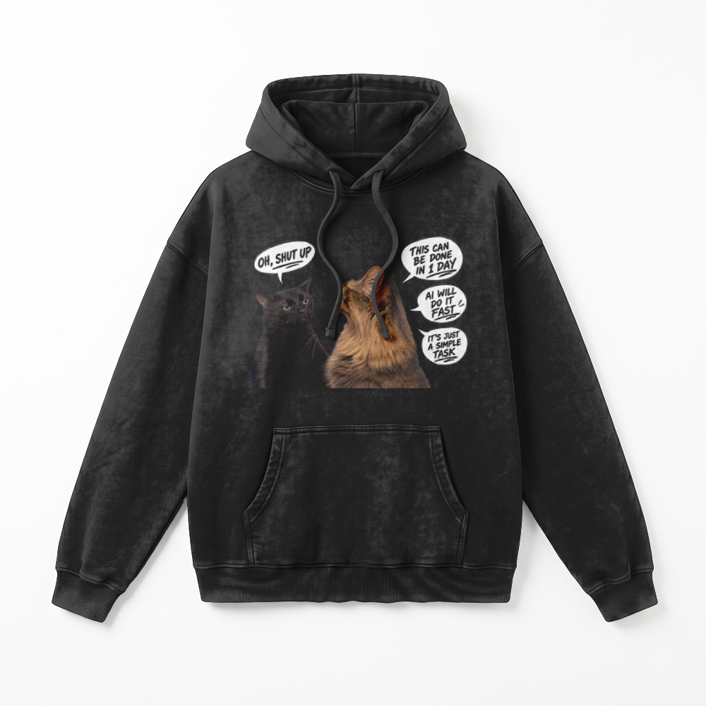 Slammer 2.0 Vintage Heavyweight Washed Hoodie (This can be done in one day)
