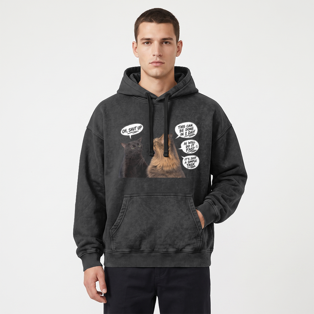 Slammer 2.0 Vintage Heavyweight Washed Hoodie (This can be done in one day)