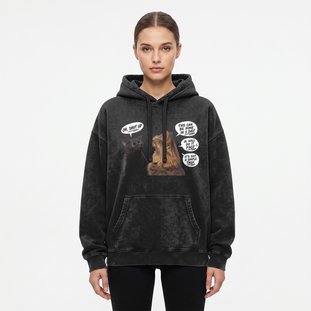 Slammer 2.0 Vintage Heavyweight Washed Hoodie (This can be done in one day)