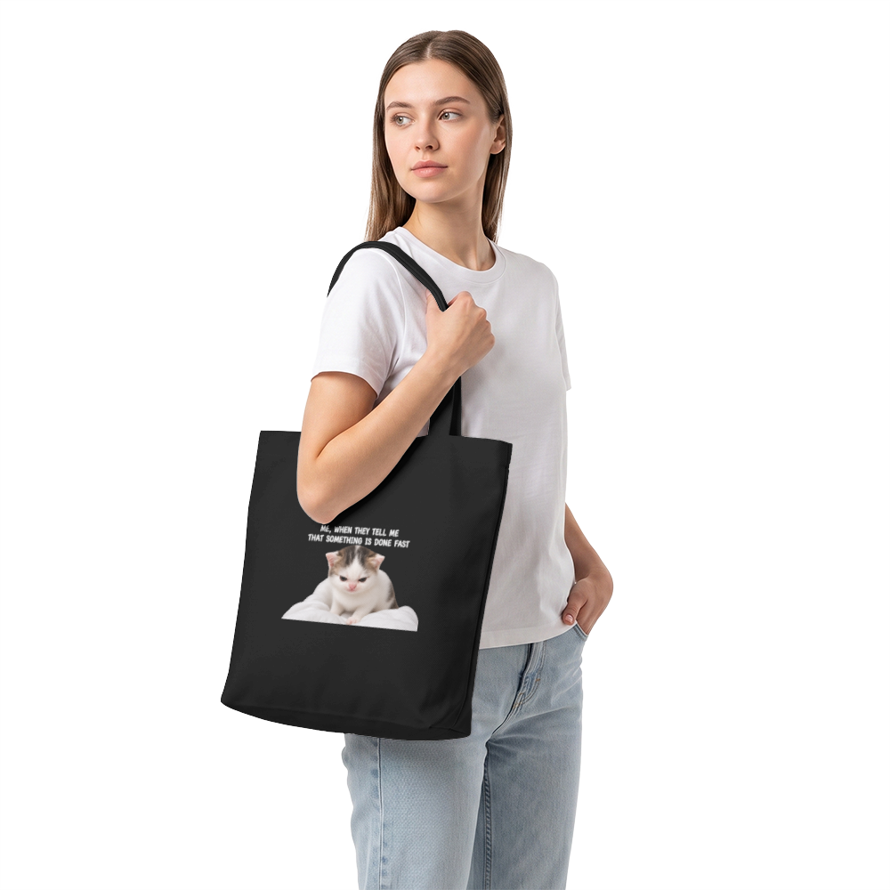 Ekologiczna Torba Canvas STAU760 (Me, when they tell me that smth is done fast)