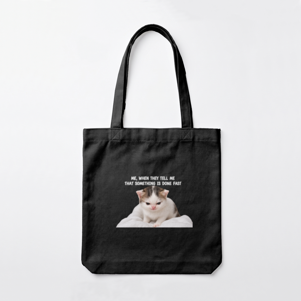 Ekologiczna Torba Canvas STAU760 (Me, when they tell me that smth is done fast)
